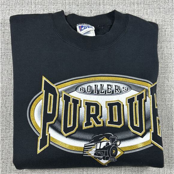 Vintage Purdue Boilermakers Sweatshirt Crewneck XL NCAA Football Pro Player 90s - Picture 11 of 11